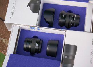Автофокусные объективы Zeiss Touit 2.8/12 мм и Touit 1.8/32 мм